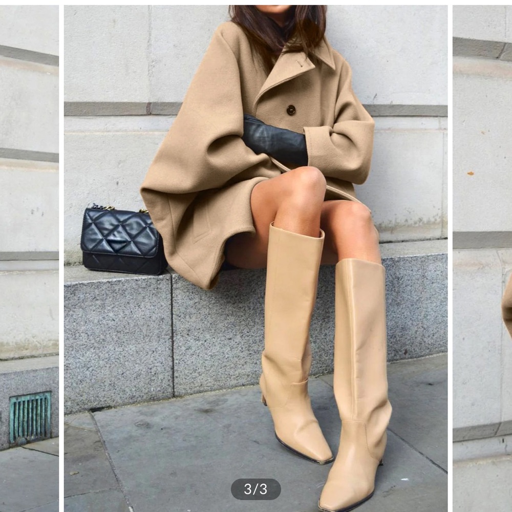 Commense Solid Oversized Pocket Button Coat NWT X… - image 3